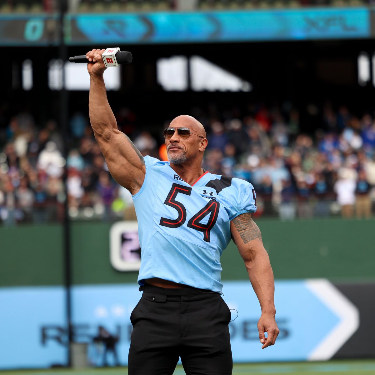 dwayne johnson football league